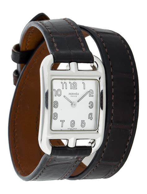 hermes double buckle watch band|Cape Cod Small model 31 mm Double Tour Watch Strap.